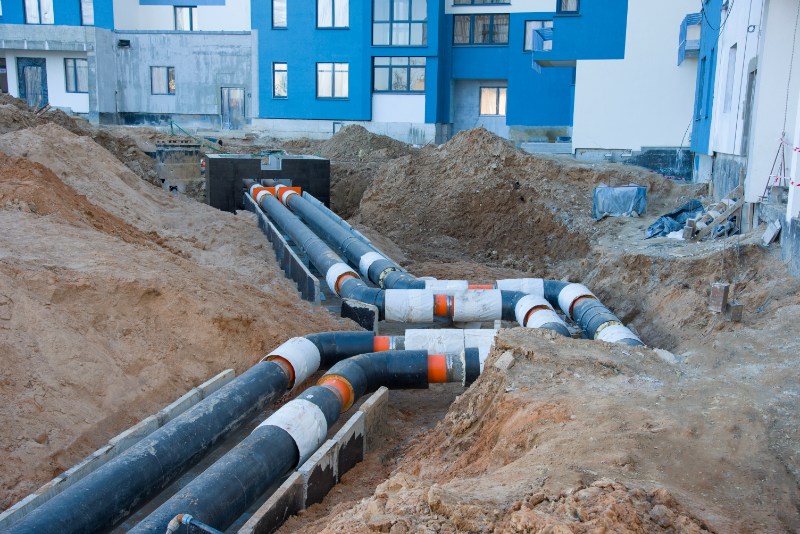 haringrey district case study showing heat pumps underground